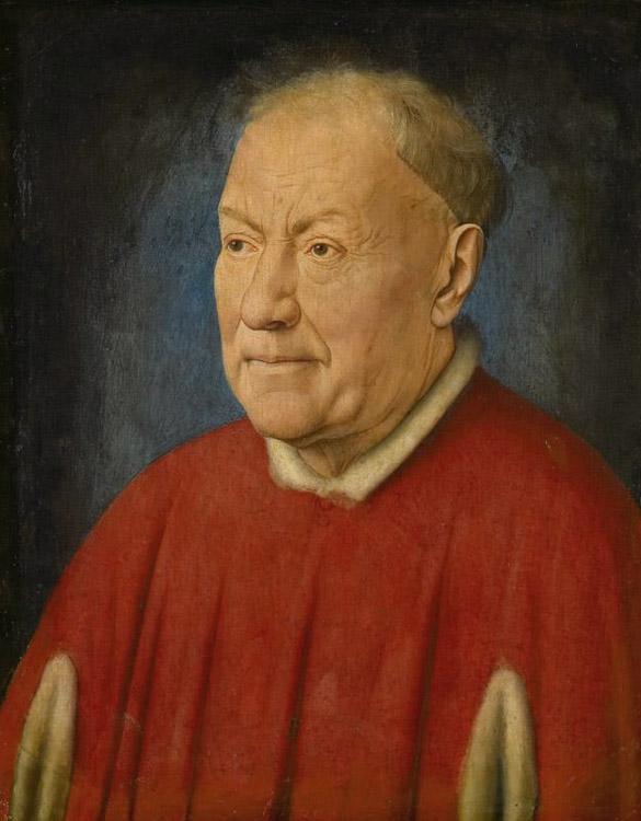 Jan Van Eyck Portrait of Cardinal Nicola Albergati (mk08) oil painting image